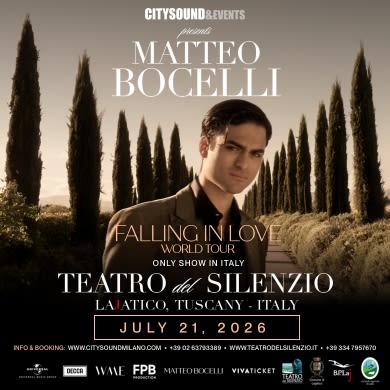Immagine evento MATTEO BOCELLI