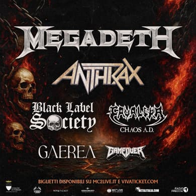 Immagine evento MEGADETH