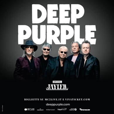 Locandina evento DEEP PURPLE