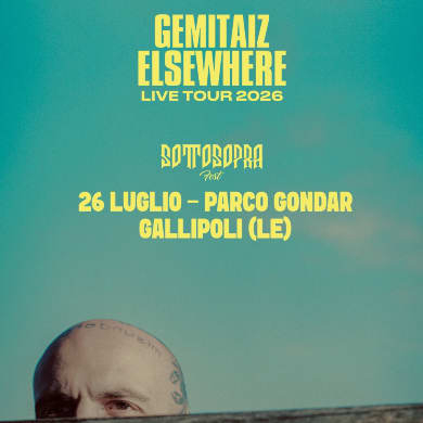 Locandina evento GEMITAIZ - ELSEWHERE LIVE TOUR 2026