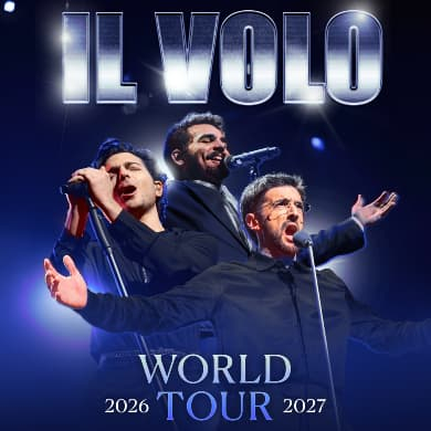 Locandina evento IL VOLO - WORLD TOUR 2026/2027