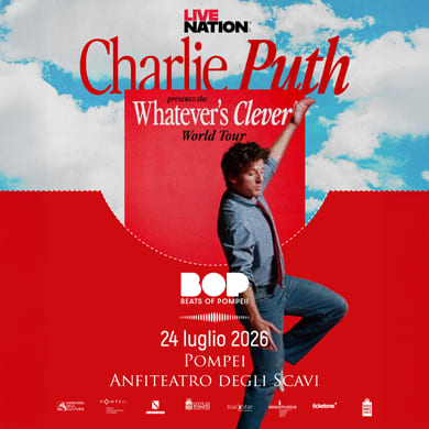 Immagine evento CHARLIE PUTH - WHATEVER’S CLEVER! WORLD TOUR