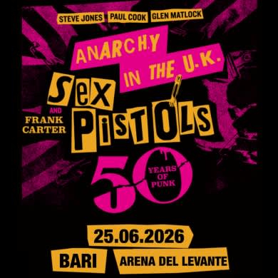 Immagine evento SEX PISTOLS FT. FRANK CARTER