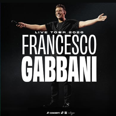Immagine evento FRANCESCO GABBANI - LIVE TOUR 2026