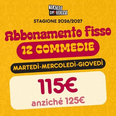 Locandina evento 12H -2 MAR 12 COMMEDIE