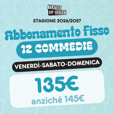 Locandina evento 12M -2 VEN 12 COMMEDIE