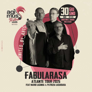 Immagine evento FABULARASA FEAT. MARIO LAGINHA & LAQUIDARA - "ATLANTE TOUR 2026"