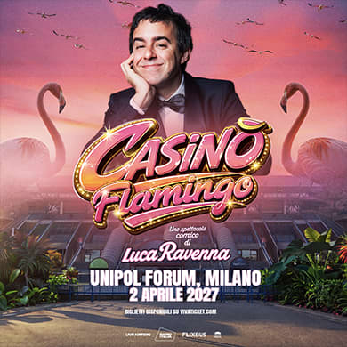 Locandina evento LUCA RAVENNA - CASINÒ FLAMINGO