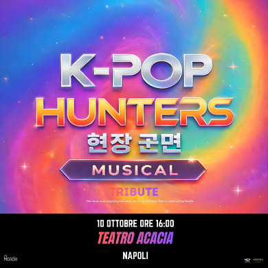 Locandina evento K-POP HUNTERS - MUSICAL TRIBUTE