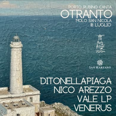 Locandina evento DITONELLAPIAGA + VENERUS + VALE LP + NICO AREZZO