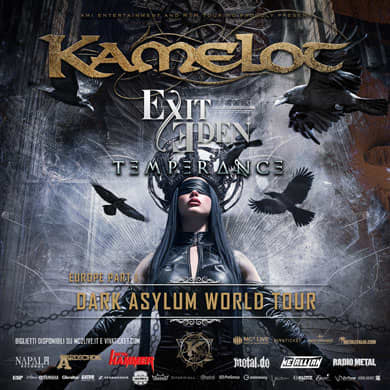Locandina evento KAMELOT - DARK ASYLUM WORLD TOUR