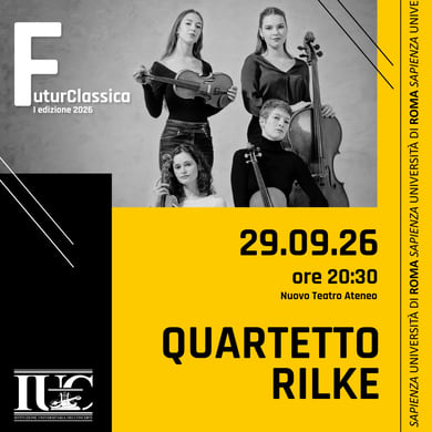 Locandina evento QUARTETTO RILKE