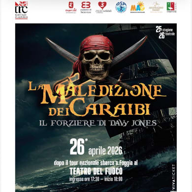 Immagine evento LA MALEDIZIONE DEI CARAIBI IL MUSICAL