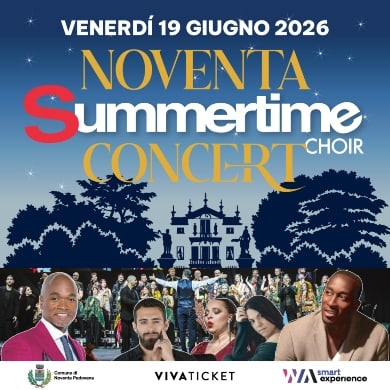 Locandina evento NOVENTA SUMMERTIME CHOIR CONCERT - NOTE SOTTO LE STELLE DELLA RIVIERA DEL BRENTA