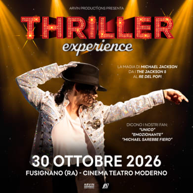 Immagine evento THRILLER EXPERIENCE