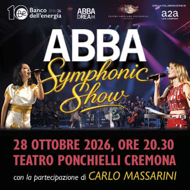Locandina evento ABBA SYMPHONIC SHOW