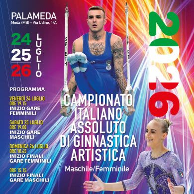 Immagine evento CAMPIONATI ASSOLUTI GAF GARA 2 + FINALI DI SPECIALITA' GAM