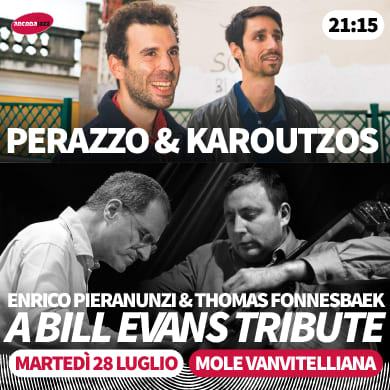 Immagine evento PERAZZO & KAROUTZOS DUO / ENRICO PIERANUNZI / THOMAS FONNESBAEK DUO
