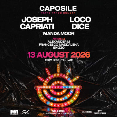 Immagine evento CAPOSILE W/ JOSEPH CAPRIATI  LOCO DICE