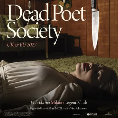 Locandina evento DEAD POET SOCIETY - UK & EU 2027