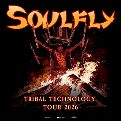 Immagine evento SOULFLY - TRIBAL TECHNOLOGY TOUR 2026