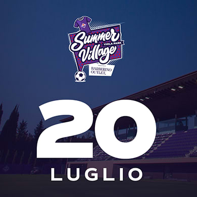 Immagine evento INGRESSO GIORNALIERO 20 LUGLIO - VILLAGE & ALLENAMENTO - RITIRO RBC VIOLA PARK 26/27