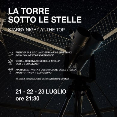Locandina evento TORRE SOTTO LE STELLE