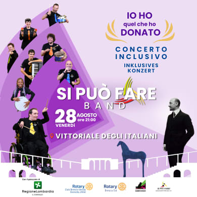 Immagine evento CONCERTO INCLUSIVO - SI PUO' FARE BAND