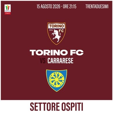 Immagine evento TORINO - CARRARESE | SETTORE OSPITI