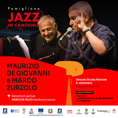 Immagine evento MARCO DE FALCO INTERFERENZE SONORE M. DE GIOVANNI - M. ZURZOLO CANZONI PER RICCIARDI