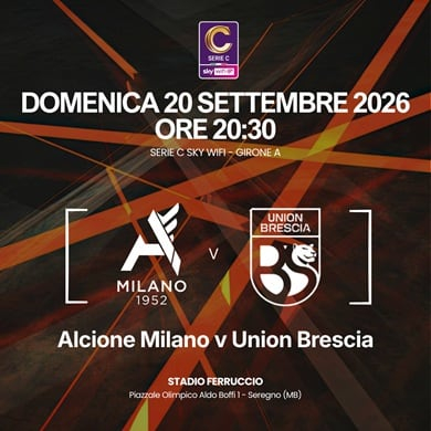 Immagine evento ALCIONE SERIE C 26/27 - ALCIONE - UNION BRESCIA
