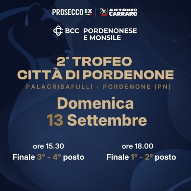 Immagine evento 2° TROFEO CITTÀ DI PORDENONE - DOMENICA