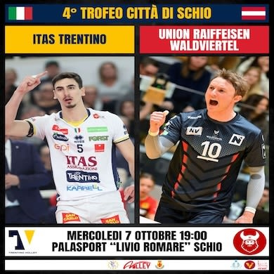 Immagine evento ITAS TRENTINO - UNION RAIFFEISEN WALDVIERTEL
