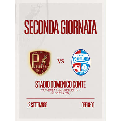 Immagine evento ASD PUTEOLANA - POMIGLIANO CALCIO