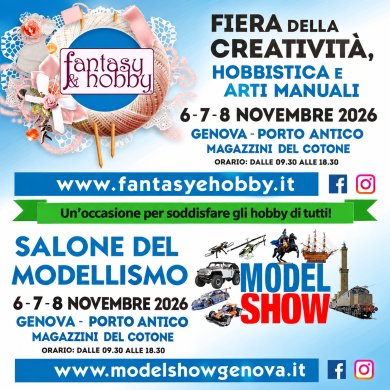 Locandina evento Fantasy & Hobby + Model Show