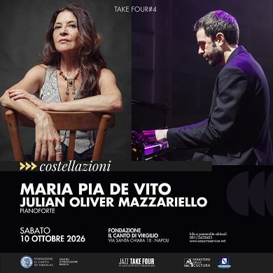 Immagine evento COSTELLAZIONI - MARIA PIA DE VITO E JULIAN OLIVER MAZZARIELLO